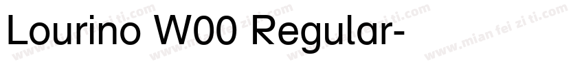 Lourino W00 Regular字体转换
